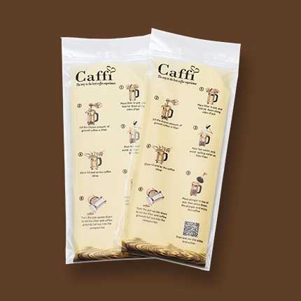 Caffi kaffefilter stempelkande - 8 kops 50 stk.
